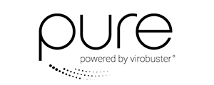 pure powered by virobuster* logo